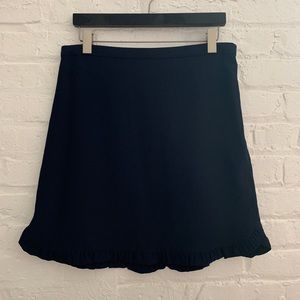 Navy Ruffled Draper James Skirt